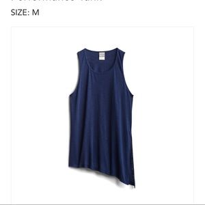 Asymmetric Navy Tanktop